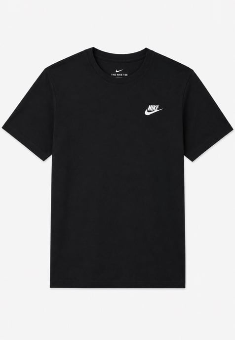 Nike Men's Black T-Shirt & Grey Shorts Set | Casual Sportswear Outfit - Image 4