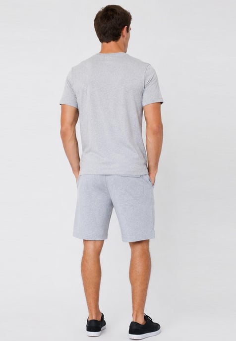Nike Men's Grey T-Shirt & Grey Shorts Set | Casual Sportswear Outfit - Image 2