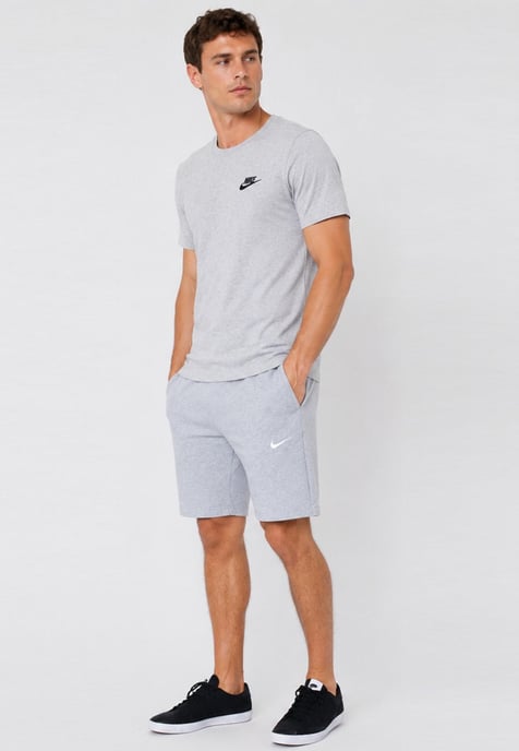 Nike Men's Grey T-Shirt & Grey Shorts Set | Casual Sportswear Outfit - Image 3