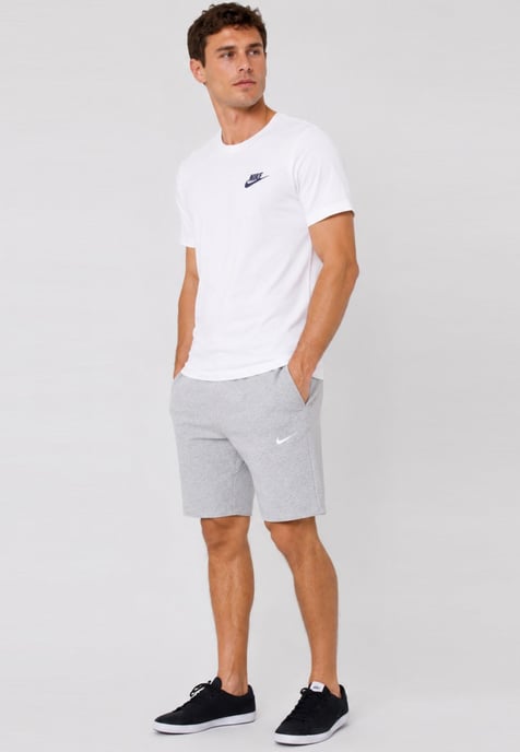 Nike Men's White T-Shirt & Grey Shorts Set | Casual Sportswear Outfit - Image 3