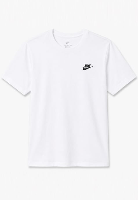 Nike Men's White T-Shirt & Grey Shorts Set | Casual Sportswear Outfit - Image 4