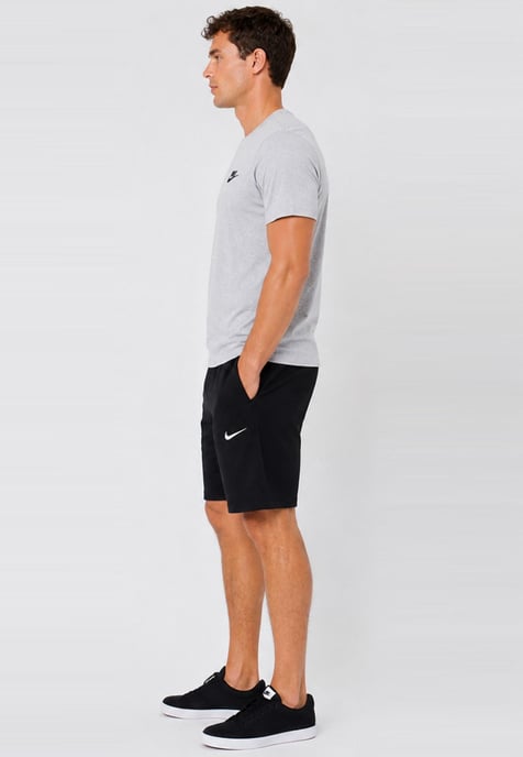 Nike Men's Grey T-Shirt & Black Shorts Set | Casual Sportswear Outfit - Image 3