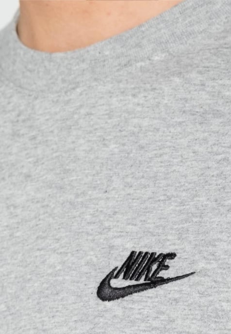 Nike Men's Grey T-Shirt & Black Shorts Set | Casual Sportswear Outfit - Image 4