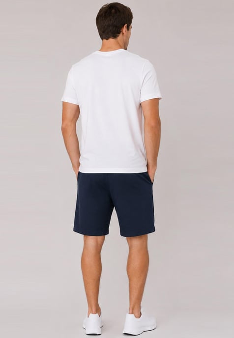 Nike Men's White T-Shirt & Navy Shorts Set | Casual Sportswear Outfit - Image 2