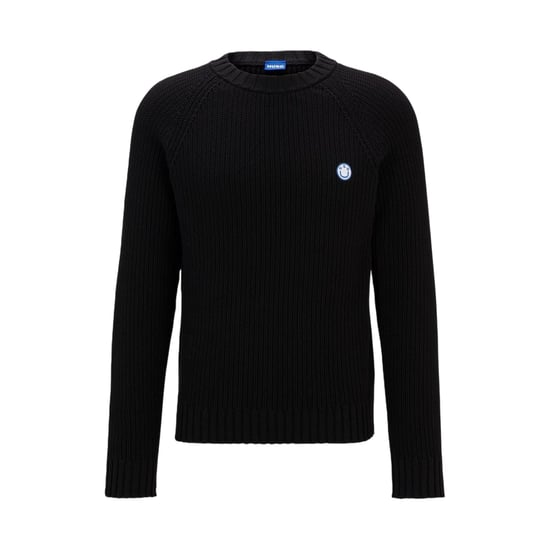 Hugo Unisex Adult Regular Raglan Jumper (Black) - Image 1