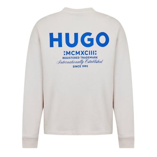 Hugo Heren Logo Sweatshirt (Wit/blauw) - Image 2