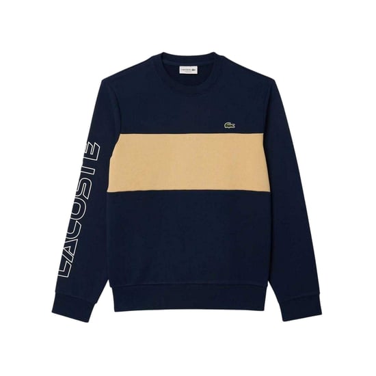Lacoste Klassiek herensweatshirt met kleurblokken (Marine) - Image 1