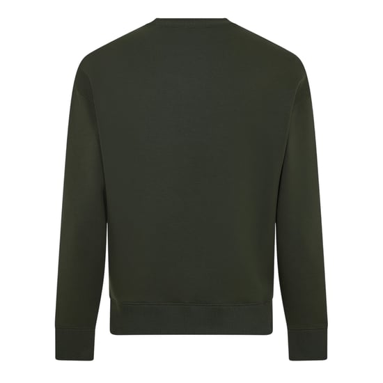Hugo Heren Dettil Crew Neck Sweatshirt (Donkergroen) - Image 2