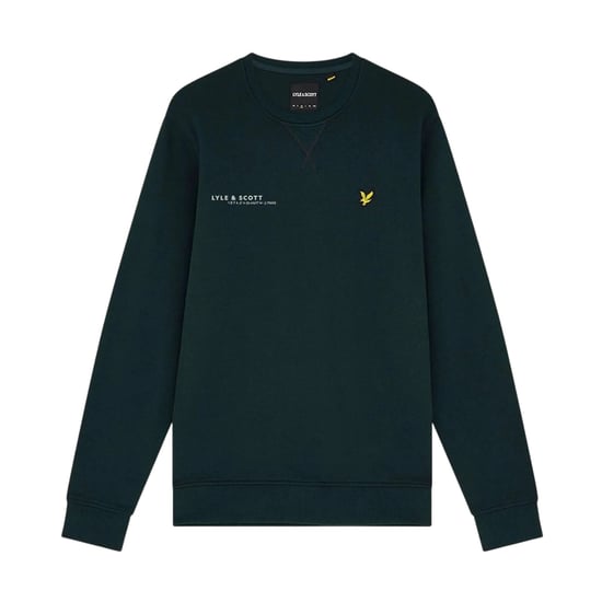 Lyle & Scott Heren Ordinate Logo Katoenen Sweatshirt (Groen) - Image 2