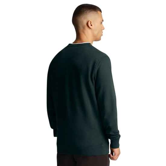 Lyle & Scott Heren Ordinate Logo Katoenen Sweatshirt (Groen) - Image 3