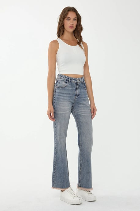 Basis Knop Gedetailleerde Crop Top - Image 5