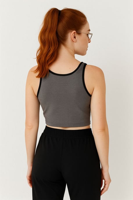 Ribbed Sleeveless Crop Top - Image 5