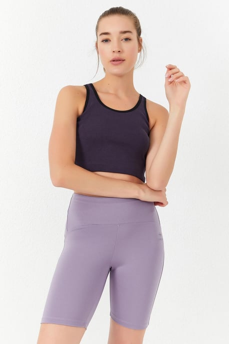 Ribbed Sleeveless Crop Top - Image 3