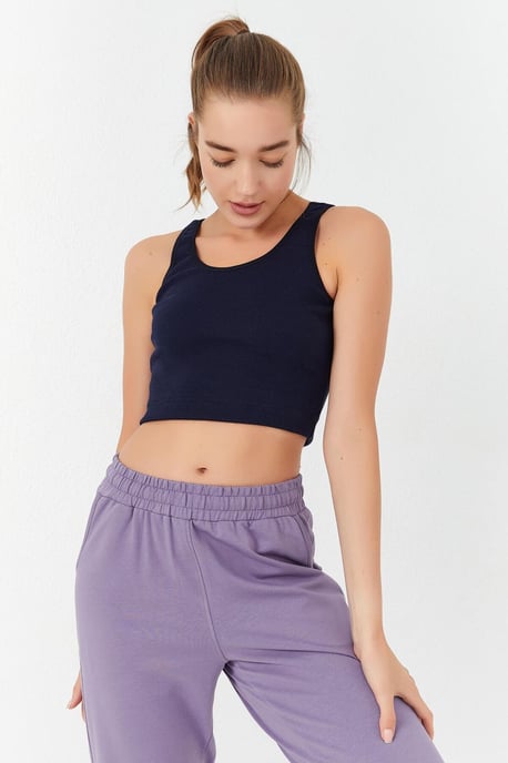 Ribbed Sleeveless Crop Top - Image 5