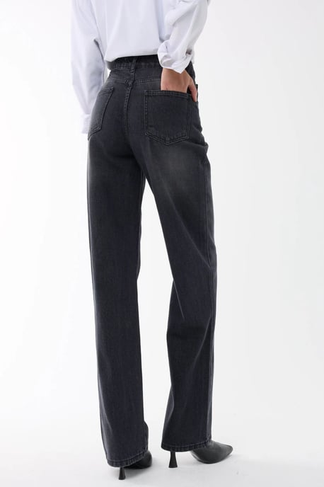 Washed Straight-Leg Jeans - Image 5