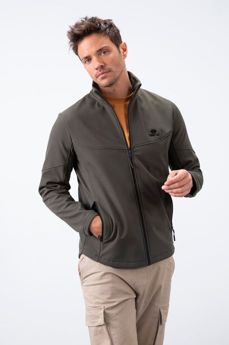 Heren Effen Scuba Rits-jack - Image 1