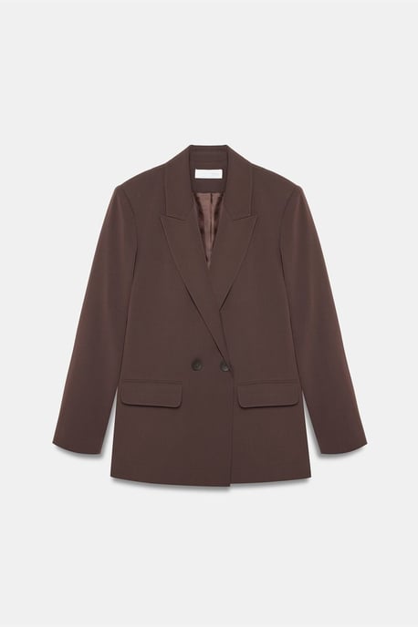 Women's Long Crepe Blazer Jacket - Image 6