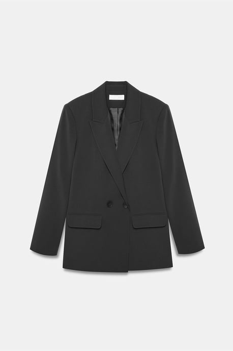 Dames Lange Crêpe Blazer Jas - Image 5