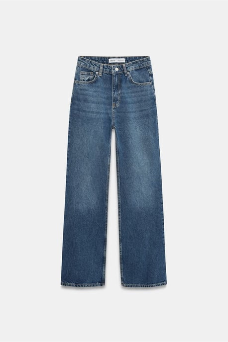 Hoog-Waisted Wijde Jeans van Katoen - Image 5
