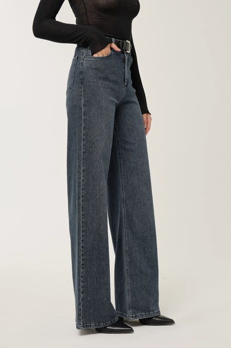 High Waist Wide Leg Jeans - Image 3