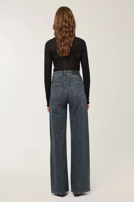 High Waist Wide Leg Jeans - Image 4