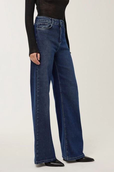 High Waist Wide Leg Jeans - Image 3