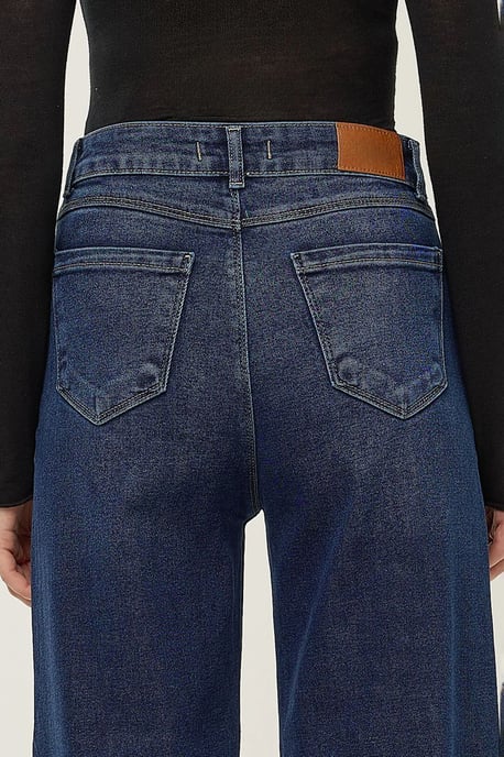 High Waist Wide Leg Jeans - Image 5