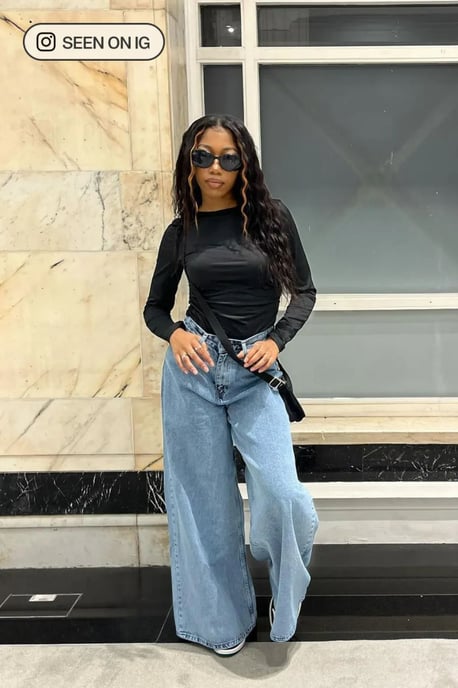 High Waist Wide Leg Jeans - Image 1