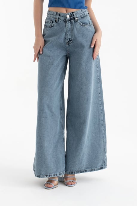 High Waist Wide Leg Jeans - Image 3
