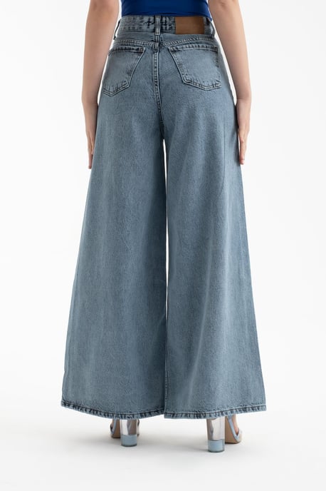 High Waist Wide Leg Jeans - Image 5