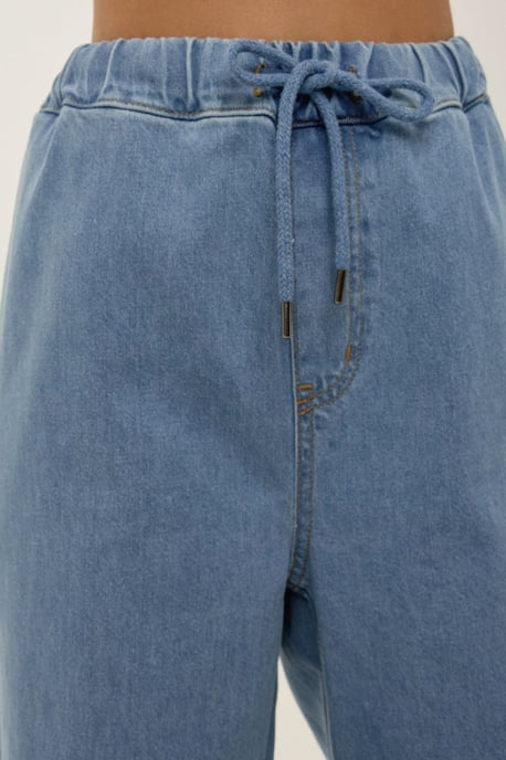 Corded High Waist Wide Leg Jeans - Image 5