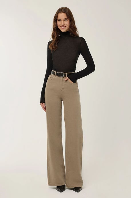 High Waist Wide Leg Jeans - Image 2