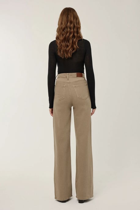 High Waist Wide Leg Jeans - Image 4