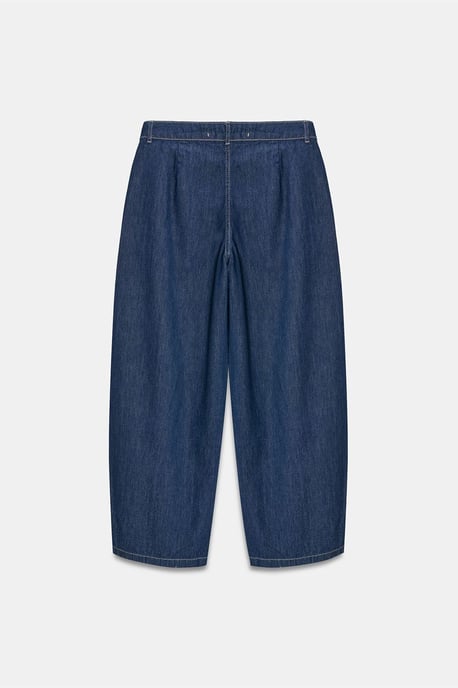 High-waist Wide-leg Denim Jeans - Image 6