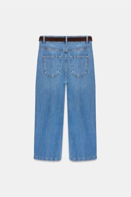 Högmidjade vida jeans - Image 6
