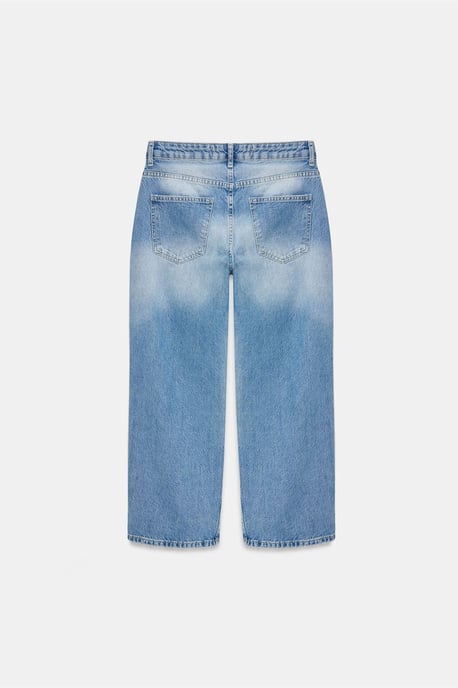 Lågmidjade vida caprijeans - Image 6