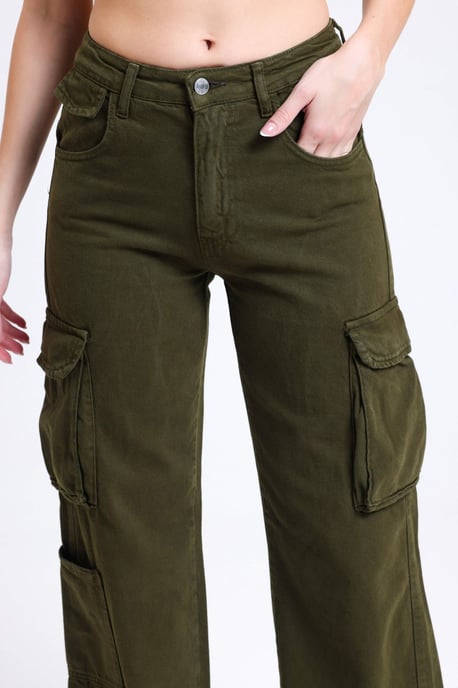 Mid Rise Pocket Cargo Jeans - Image 6
