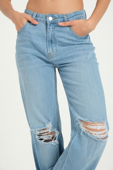 High Waist Wide Leg Jeans - Image 5