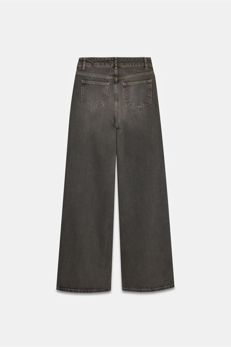 Hoog-Waisted Wijde Jeans van Katoen - Image 6
