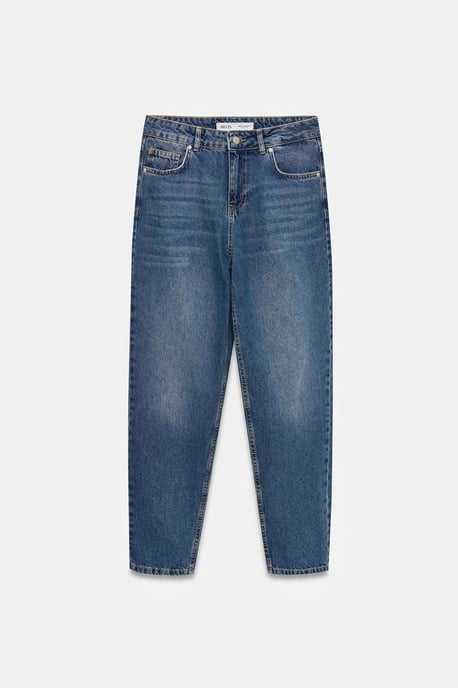 Lågmidjade raka bomullsjeans - Image 5