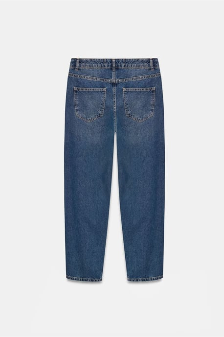 Lågmidjade raka bomullsjeans - Image 6