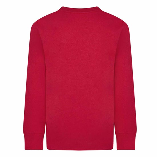 Nike Childrens/Kids Just Do It Swoosh Long-Sleeved T-Shirt (University Red) - Image 2