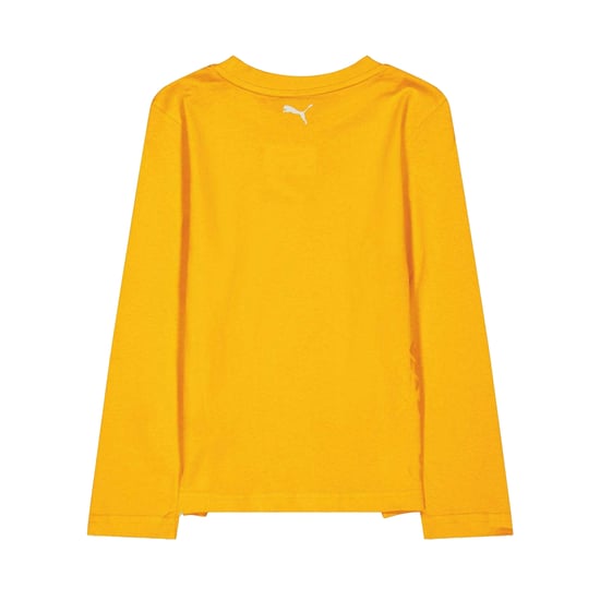 Puma Kinderen/Kinderen Geometrisch Patroon Athletic T-shirt met Lange Mouwen (Oranje) - Image 2