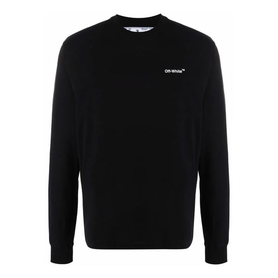 Off-White Heren-T-shirt met lange mouwen (Zwart/roze) - Image 1