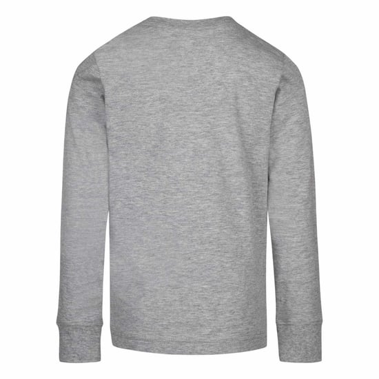 Nike Långärmad T-shirt i kamouflage för barn (Mörkgrå) - Image 2