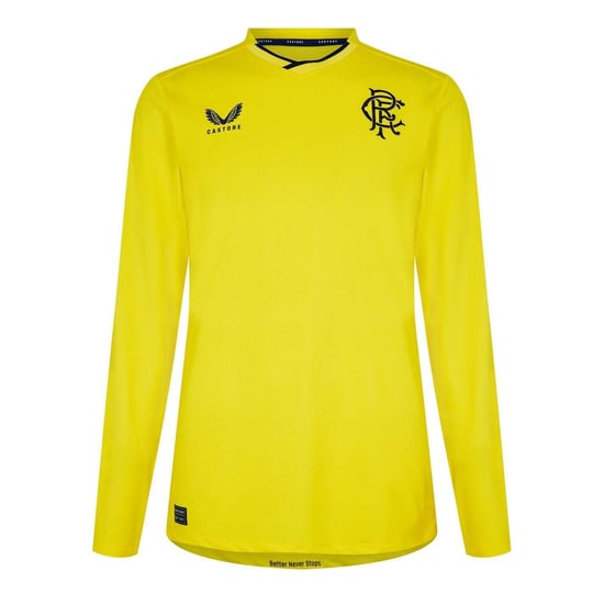 Castore Heren Rangers FC T-shirt met lange mouwen (Geel) - Image 1