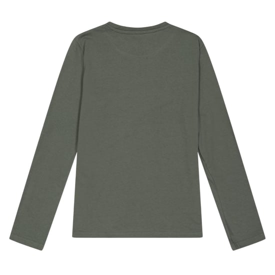 Farah Kinder/Kids Stacked Logo T-shirt met lange mouwen (Groen) - Image 2