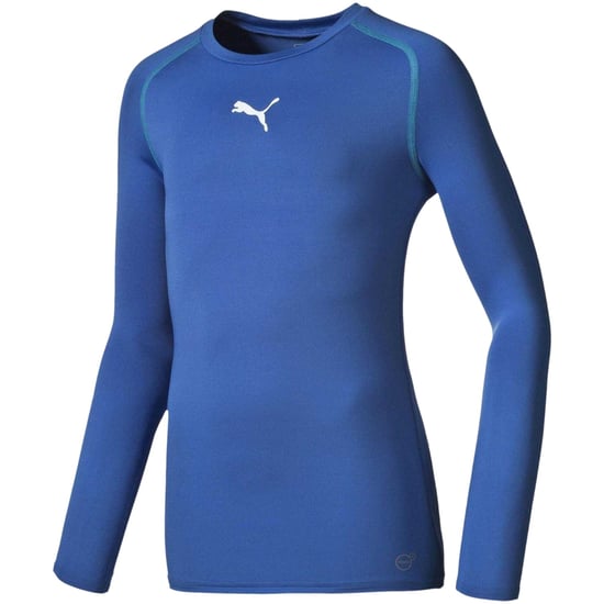 Puma Kinder/Kinder-T-shirt met lange mouwen en logo (Blauw) - Image 1