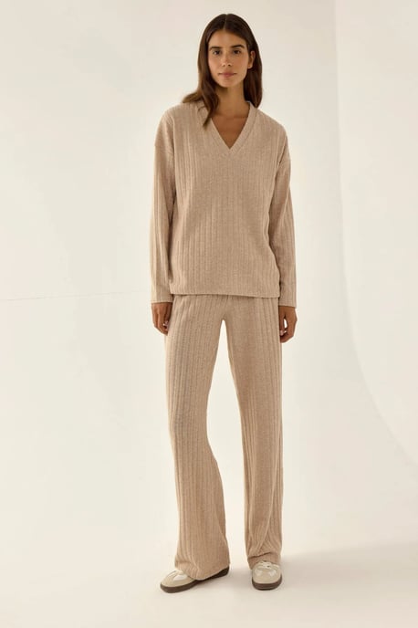Beige Loungewear Set - Image 2