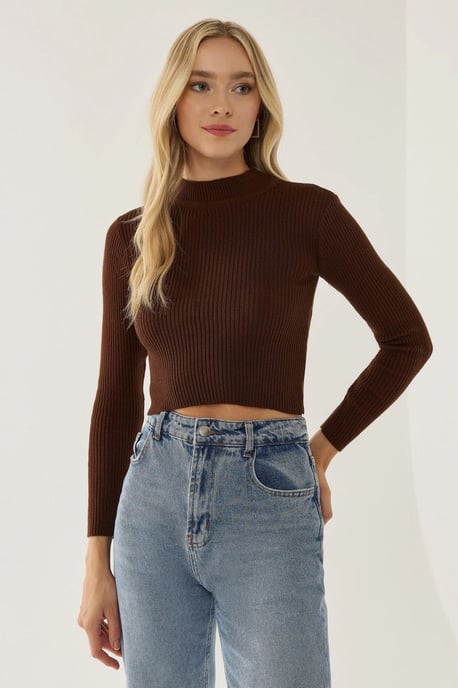Half Turtleneck Sweater - Image 1